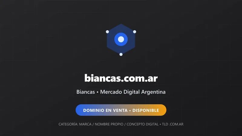 Identidad gráfica y activo digital para Biancas en Argentina